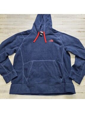 The North Face - Blue Fleece Pullover Hoodie Jacket Men's XL